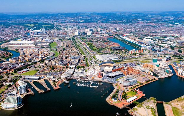 Cardiff in Wales