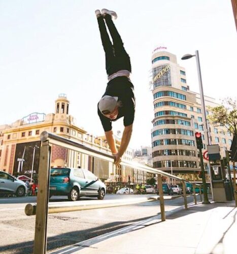 Parkour sport art