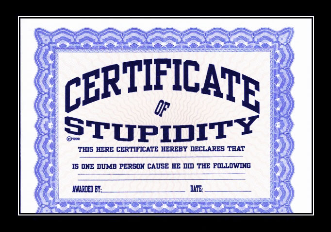 Some Quotations about Stupidity.