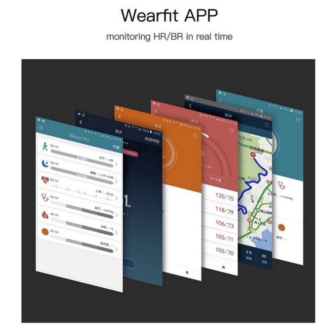 Wearfit app for fitness tracker