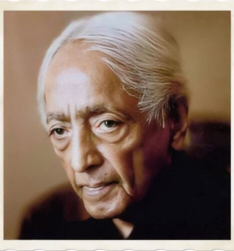 Jiddu Krishnamurti reflections