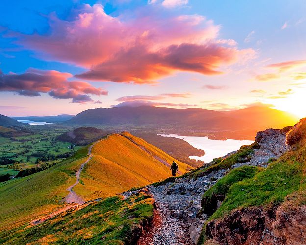 The lake district panorama