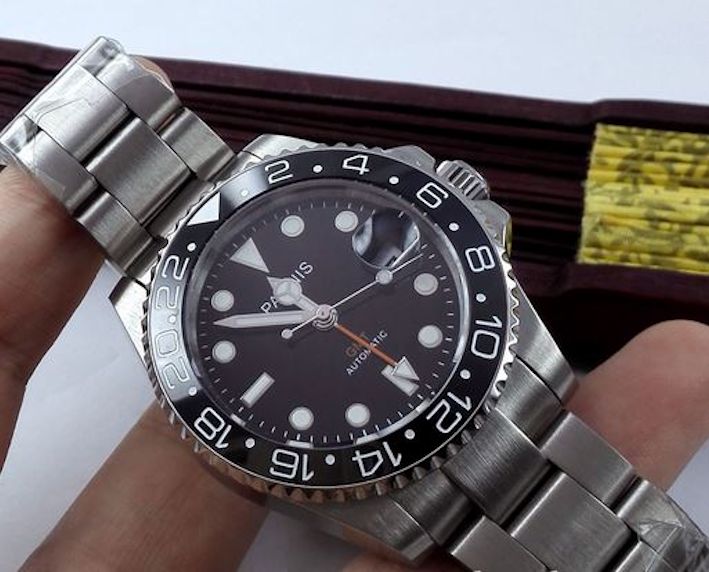 Parnis Brand Gmt Automatic Watch