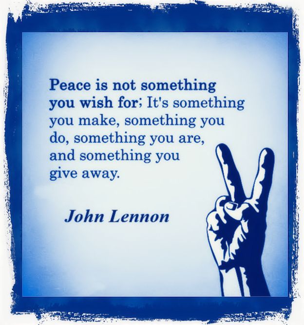 Lennon peace quote Lennon peace quote